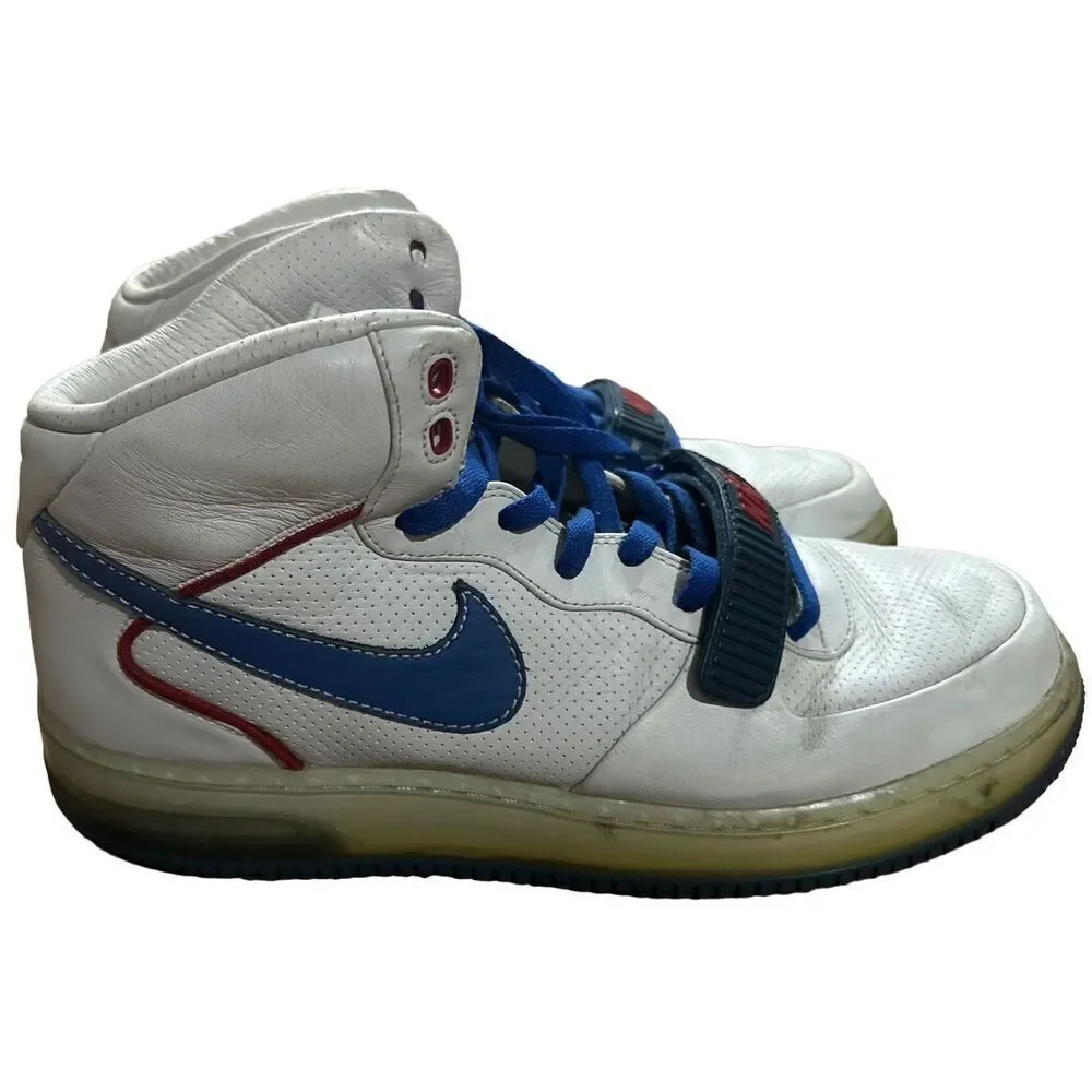 Nike Air Force 1 Mid Supreme Max Air CB 2007 RARE Vintage sz 13 white red blue